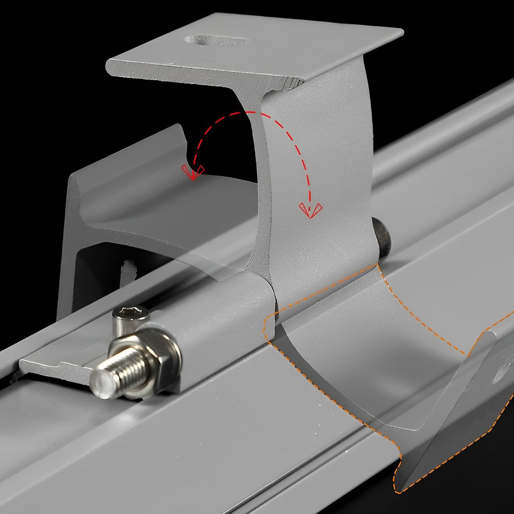 Skyline effect with and without the baffle — Casa Norex