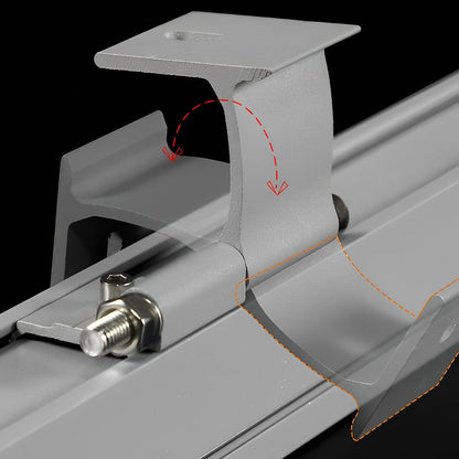 Skyline effect with and without the baffle — Casa Norex