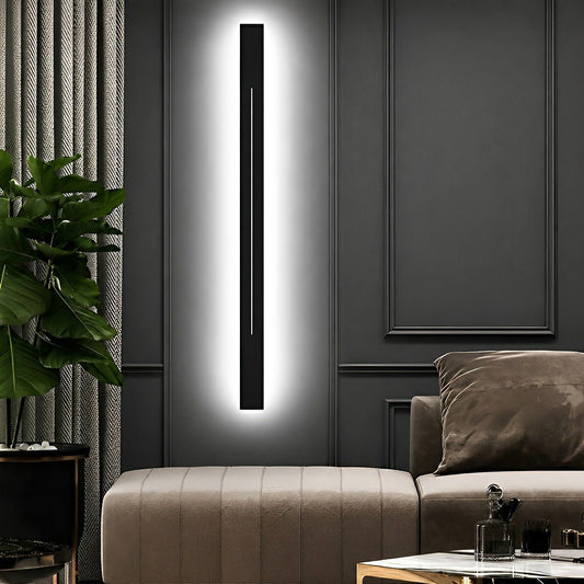 Linear strip wall sconce — iron frame with acrylic lens | Casa Norex