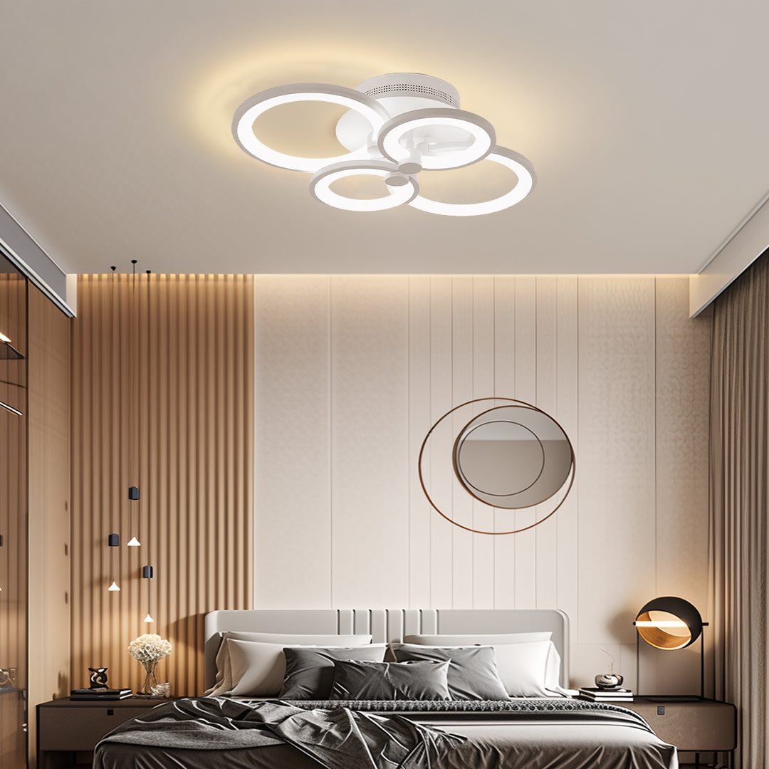 Orbital Overlapping Ring Ceiling Light, product view 13
