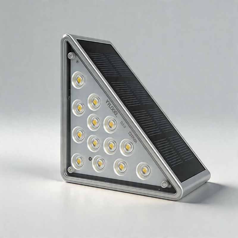 Vertex Triangle Solar Step Light, product view 3