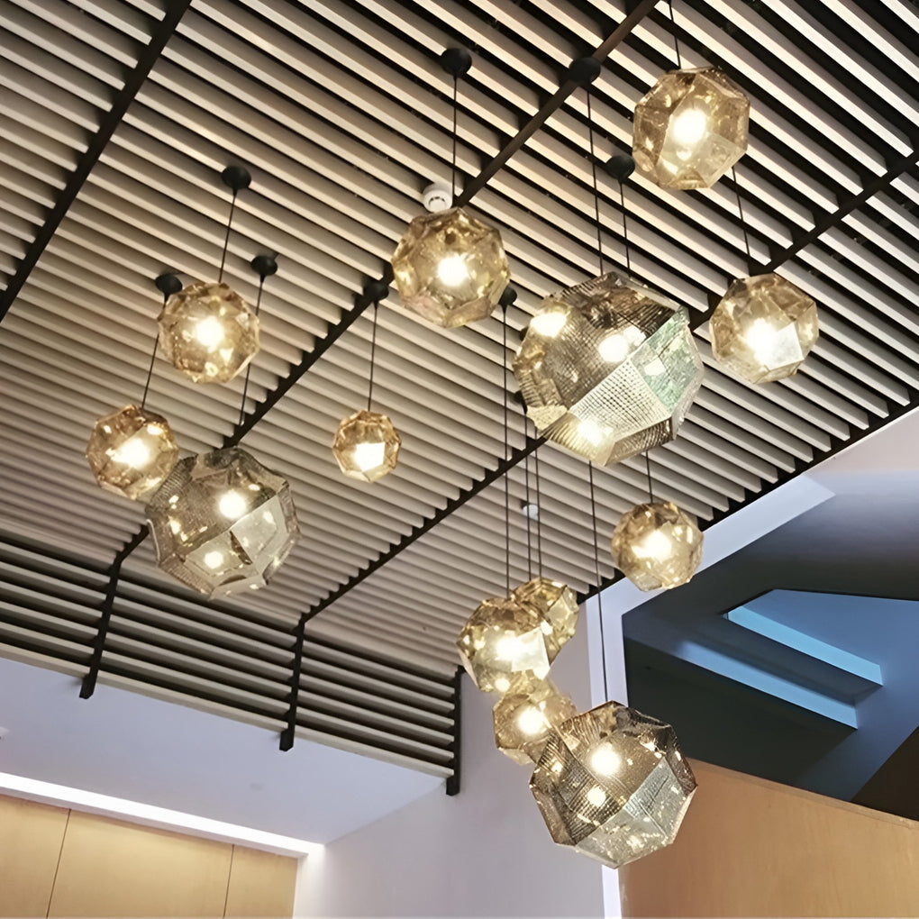 Tessel Geometric Metal Pendant Light, main product view