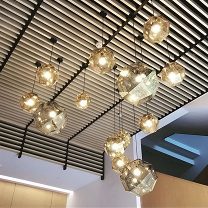 Tessel Geometric Metal Pendant Light, main product view