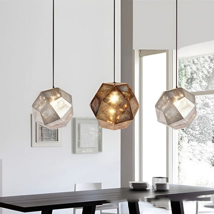 Tessel Geometric Metal Pendant Light, product view 7