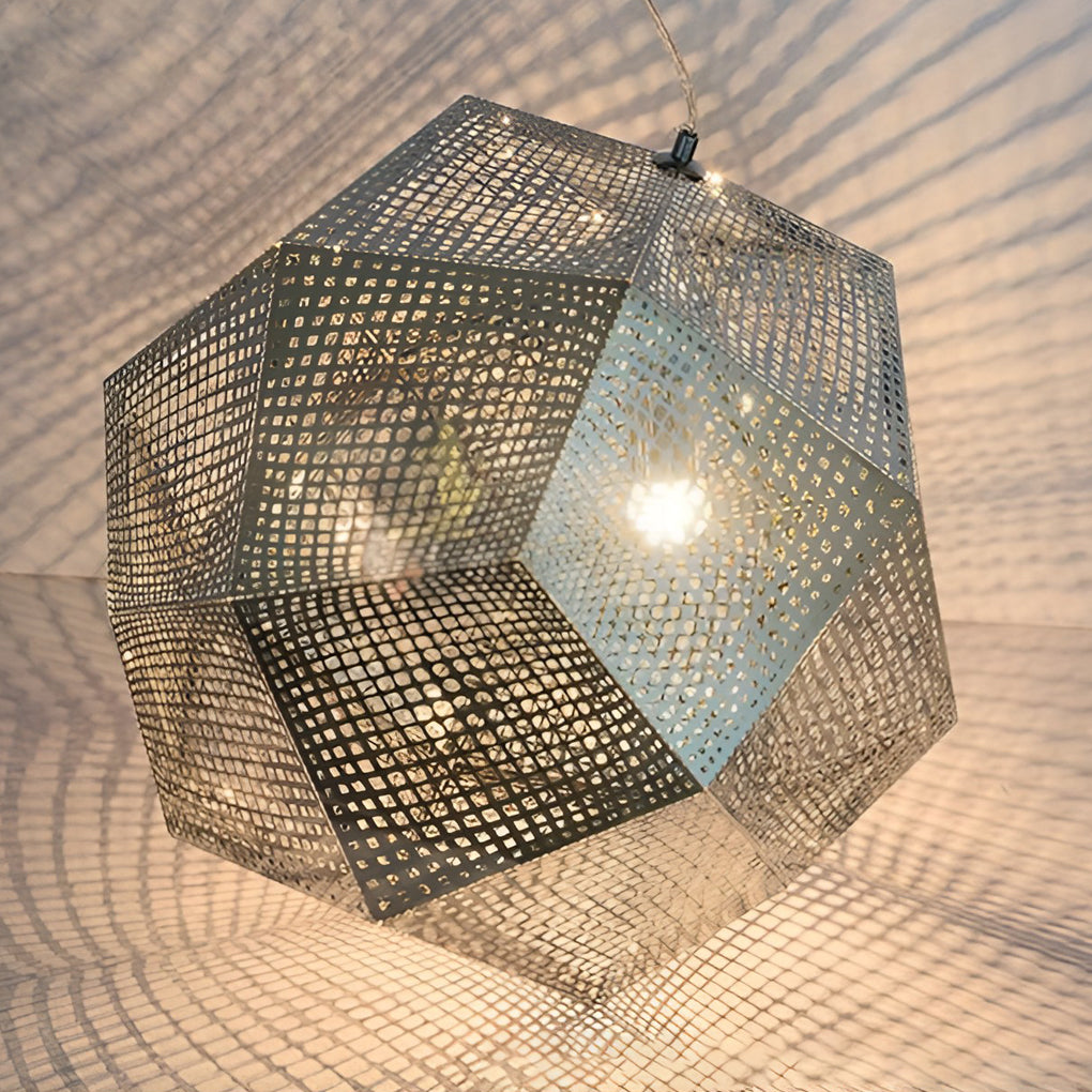 Tessel Geometric Metal Pendant Light, product view 9
