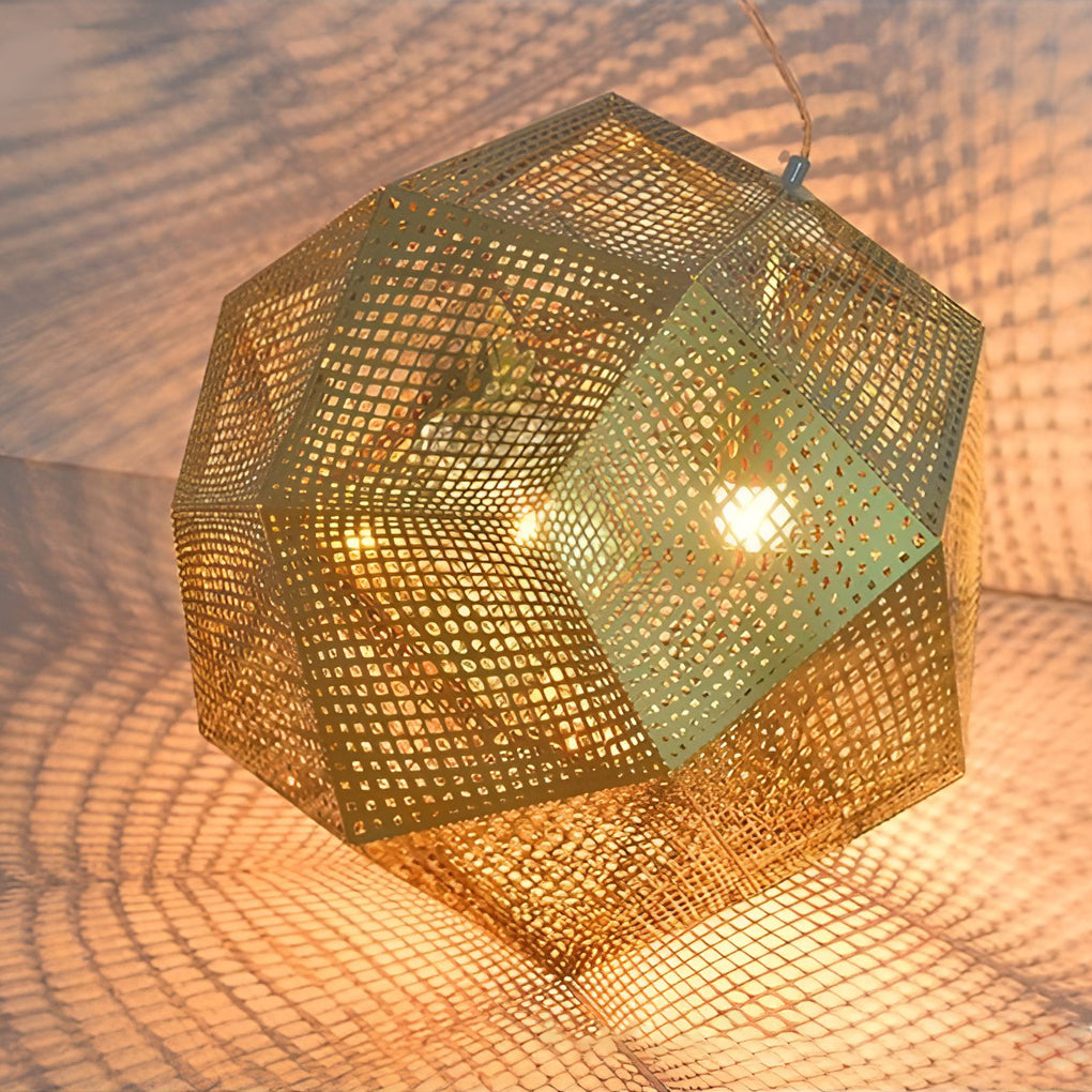 Tessel Geometric Metal Pendant Light, product view 10