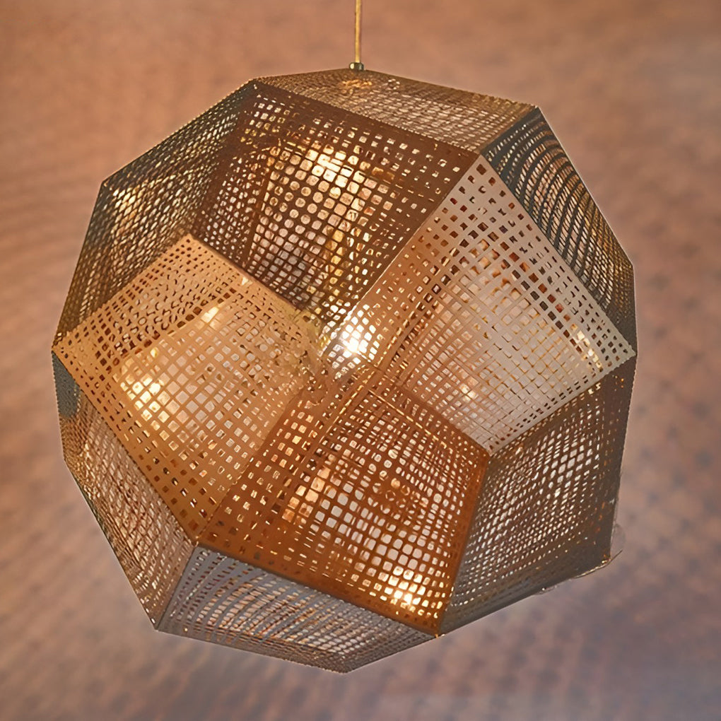 Tessel Geometric Metal Pendant Light, product view 11