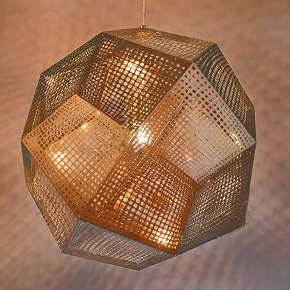 Tessel Geometric Metal Pendant Light, product view 11