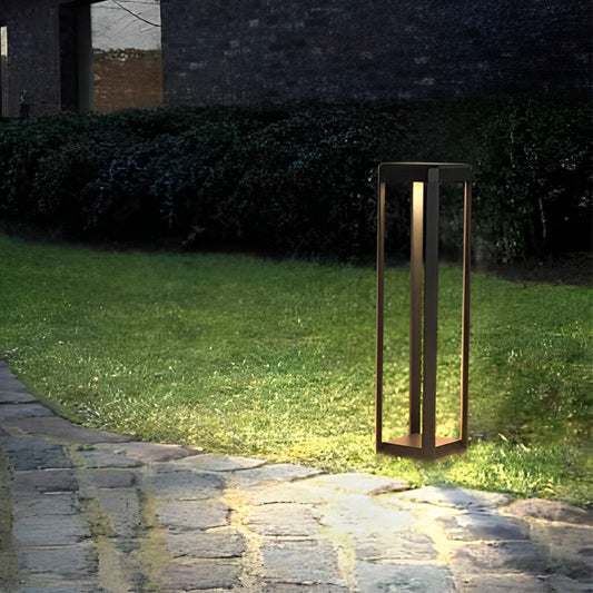 Sable Black Aluminum Solar Pathway Light, product view 2