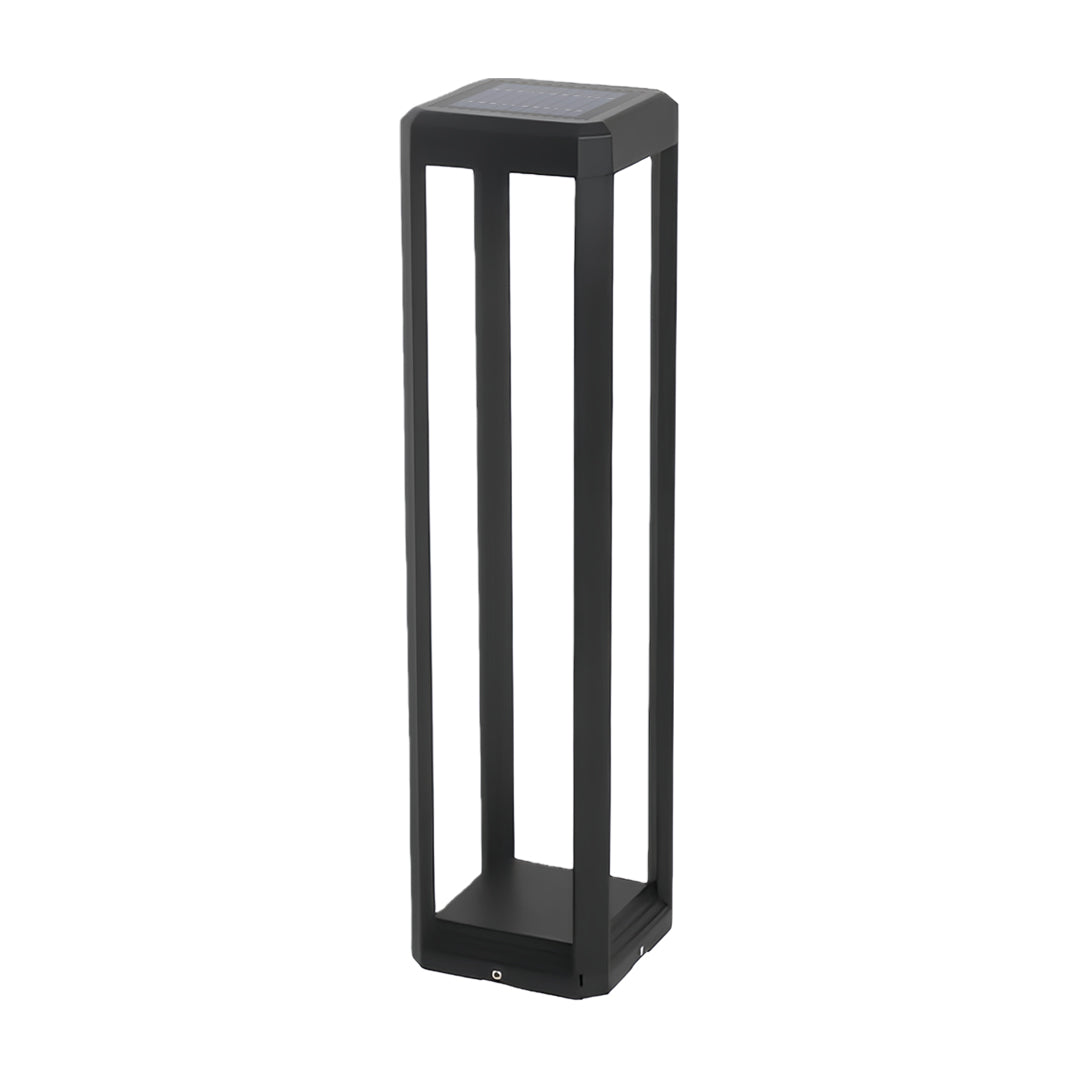 Sable Black Aluminum Solar Pathway Light, product view 9