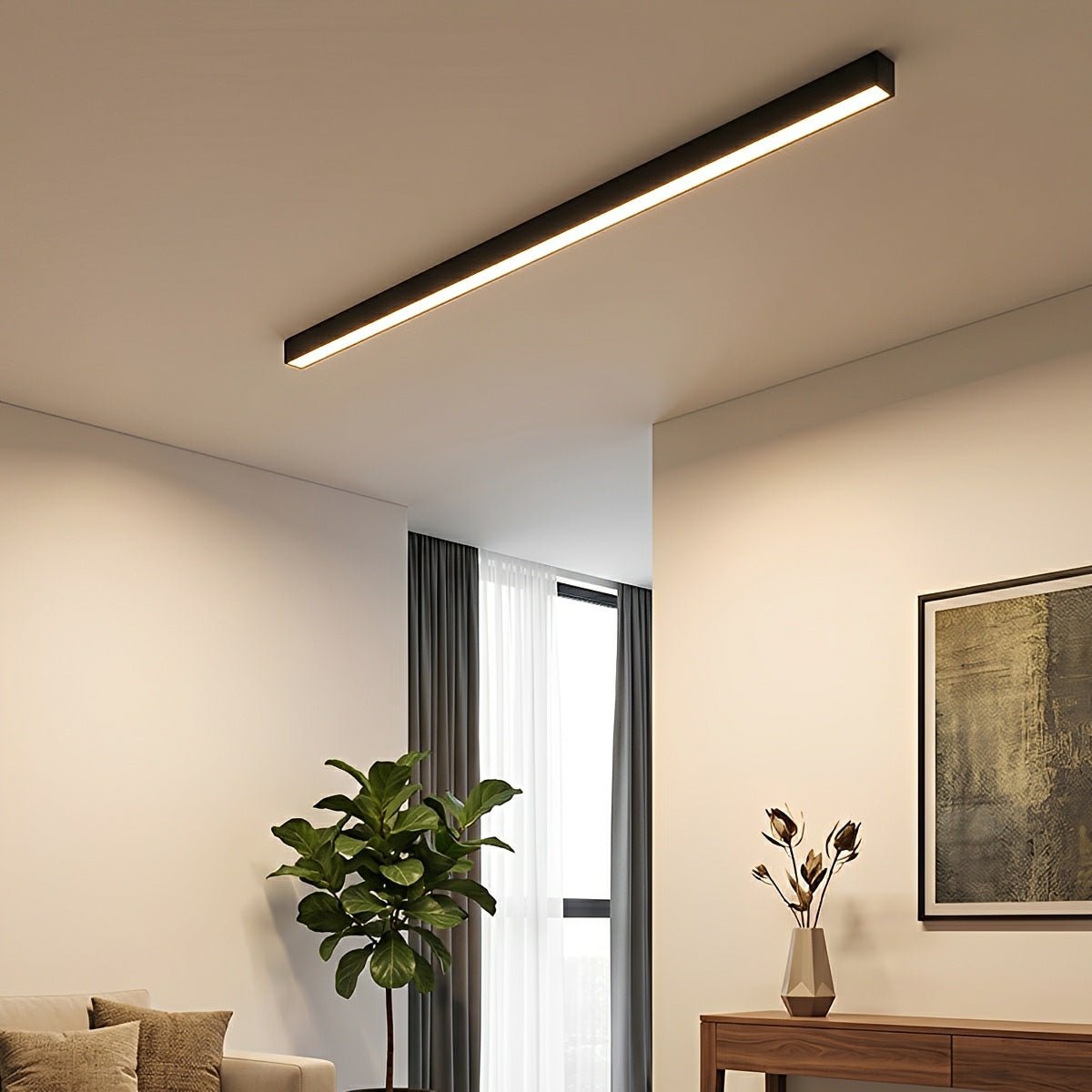 Dimming ceiling light dimensions diagram — Casa Norex