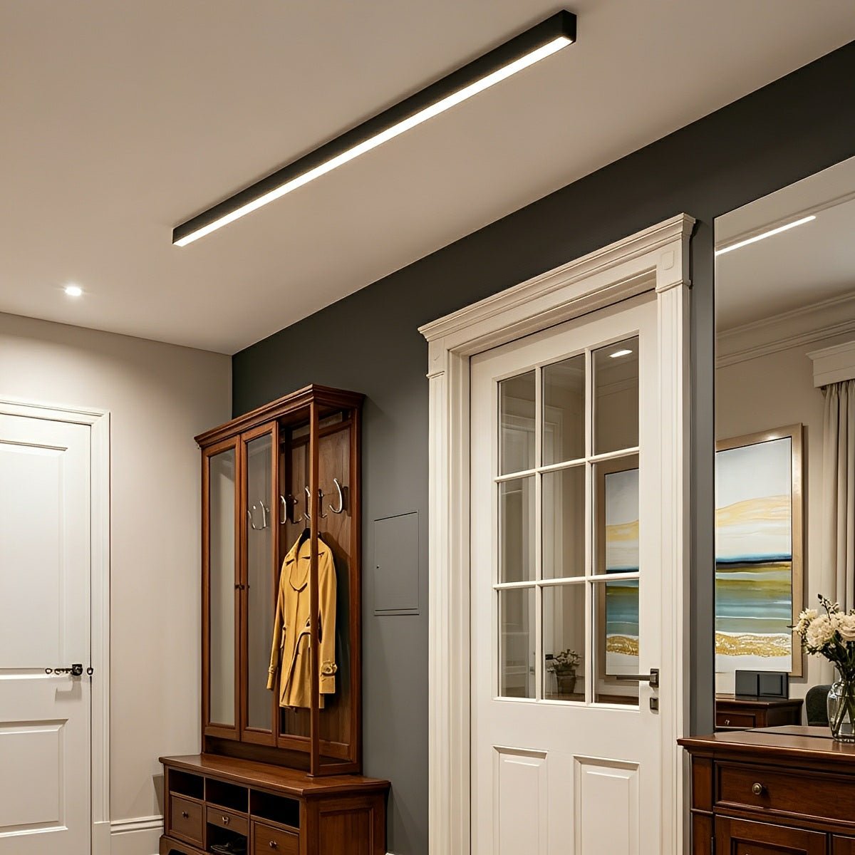 Dimming ceiling light in bedroom setting — Casa Norex