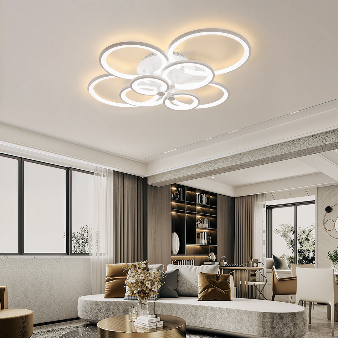Orbital Overlapping Ring Ceiling Light, product view 14