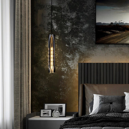 Crystal pendant light in Gold finish — Casa Norex