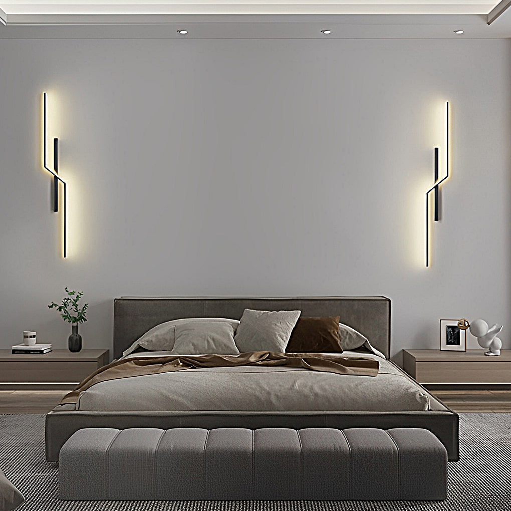 Stria Linear LED Wall Sconce, product view 3