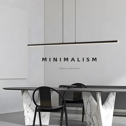 Linear strip pendant light length comparison — 39in, 47in, 59in — Casa Norex