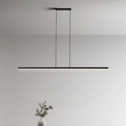 Linear strip pendant light glow detail — warm to cool white range — Casa Norex