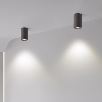 Concrete ceiling light in kitchen setting — flush mount install | Casa Norex