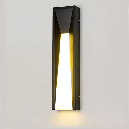 Rectangular outdoor wall light LED panel detail — Casa Norex