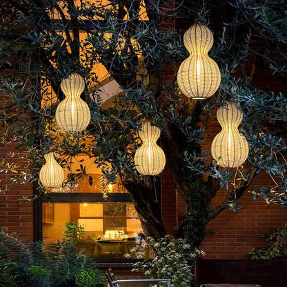 Gourd Woven Rattan Pendant Light, product view 14