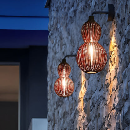 Gourd Woven Rattan Pendant Light, product view 11