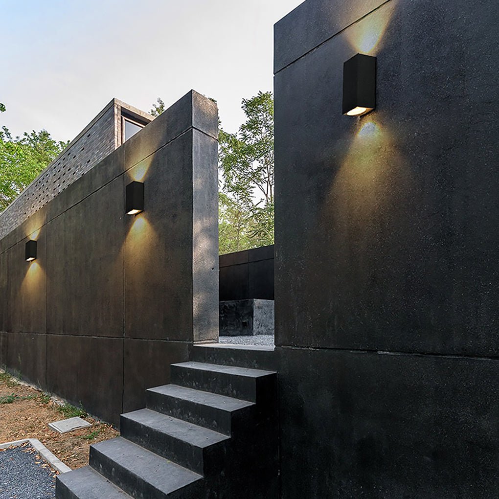 Rectangular up down outdoor wall light product view 7 — Casa Norex