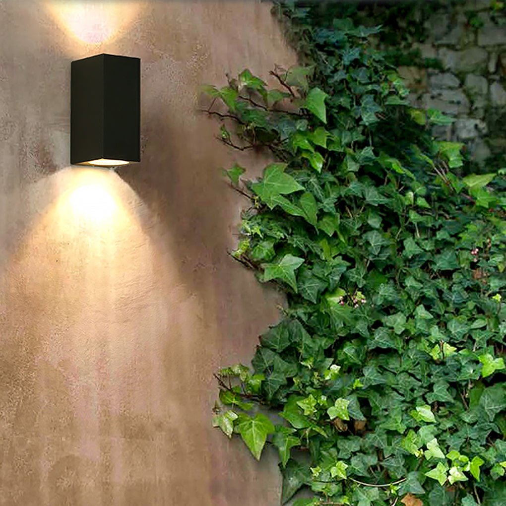 Rectangular up down outdoor wall light product view 5 — Casa Norex