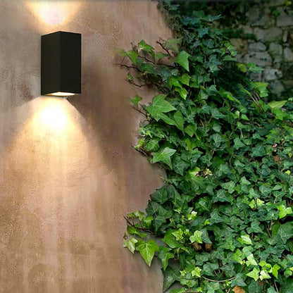 Rectangular up down outdoor wall light product view 5 — Casa Norex