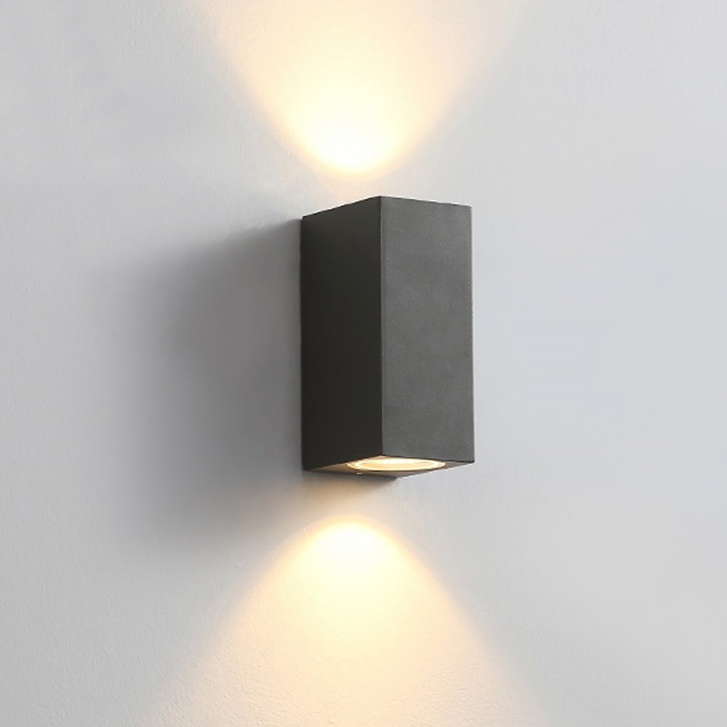 Rectangular up down outdoor wall light product view 8 — Casa Norex