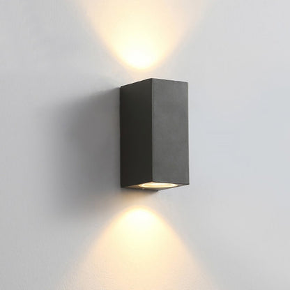 Rectangular up down outdoor wall light product view 8 — Casa Norex