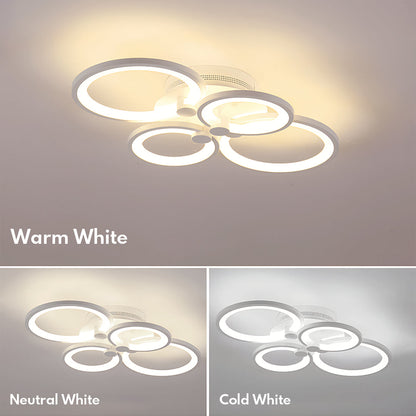 Orbital Overlapping Ring Ceiling Light, product view 18