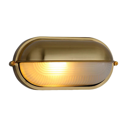 Bulkhead outdoor wall light glass diffuser detail — Casa Norex