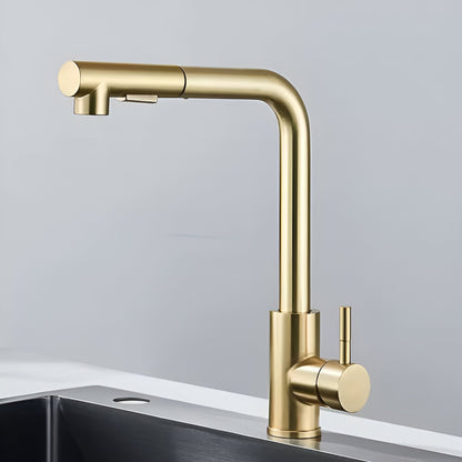 Fenwick High-Arc Pull-Out Kitchen Faucet — ceramic disc cartridge rated for 500,000 cycles | Casa Norex