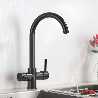 Sarpsborg - Three-Way Kitchen Faucet with Filter Tap Reverse Osmosis Compatible