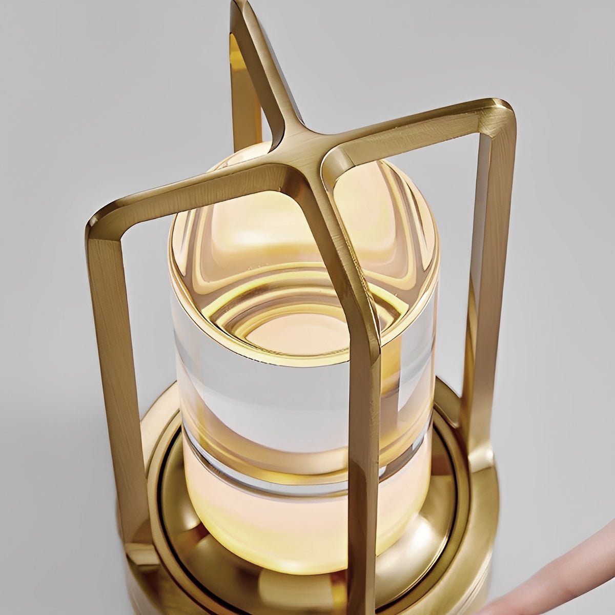 Ember portable table lamp, three finishes together — Casa Norex