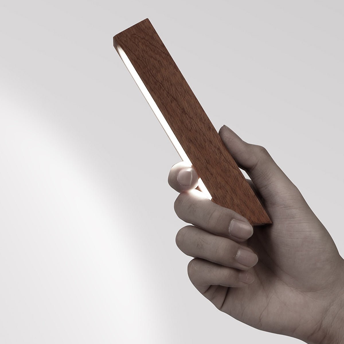 Wood table lamp dimensions diagram — Casa Norex