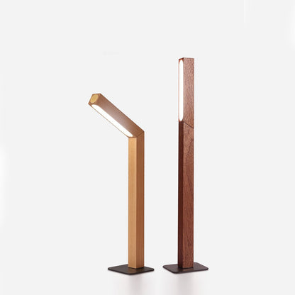 Wood table lamp in Walnut finish — Casa Norex