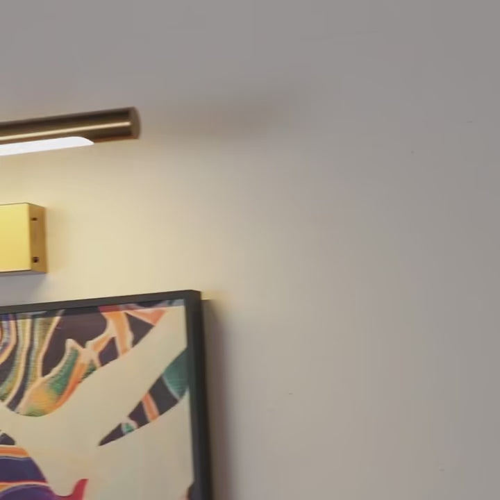 Soren rechargeable LED wall light mounted on a wall, swivel head and remote color temperature adjustment | Casa Norex