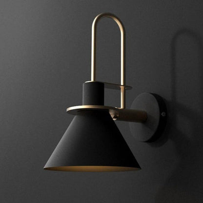 Perseus gold accent rotatable wall sconce modern matte | Casa Norex
