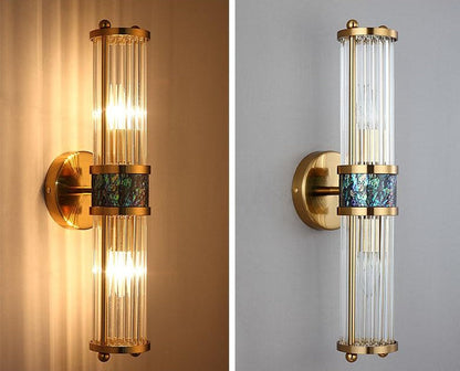 Glass Crystal Wall Sconce