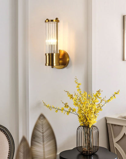Glass Crystal Wall Sconce