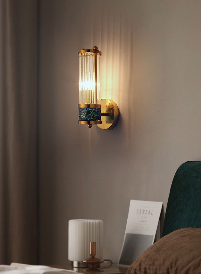 Glass Crystal Wall Sconce