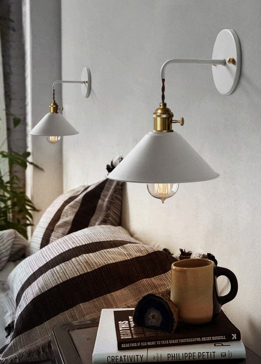 Colorful retro directional wall lamp copper arm | Casa Norex