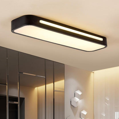 Pebble Long Oval LED Flush Mount Light, product view 3