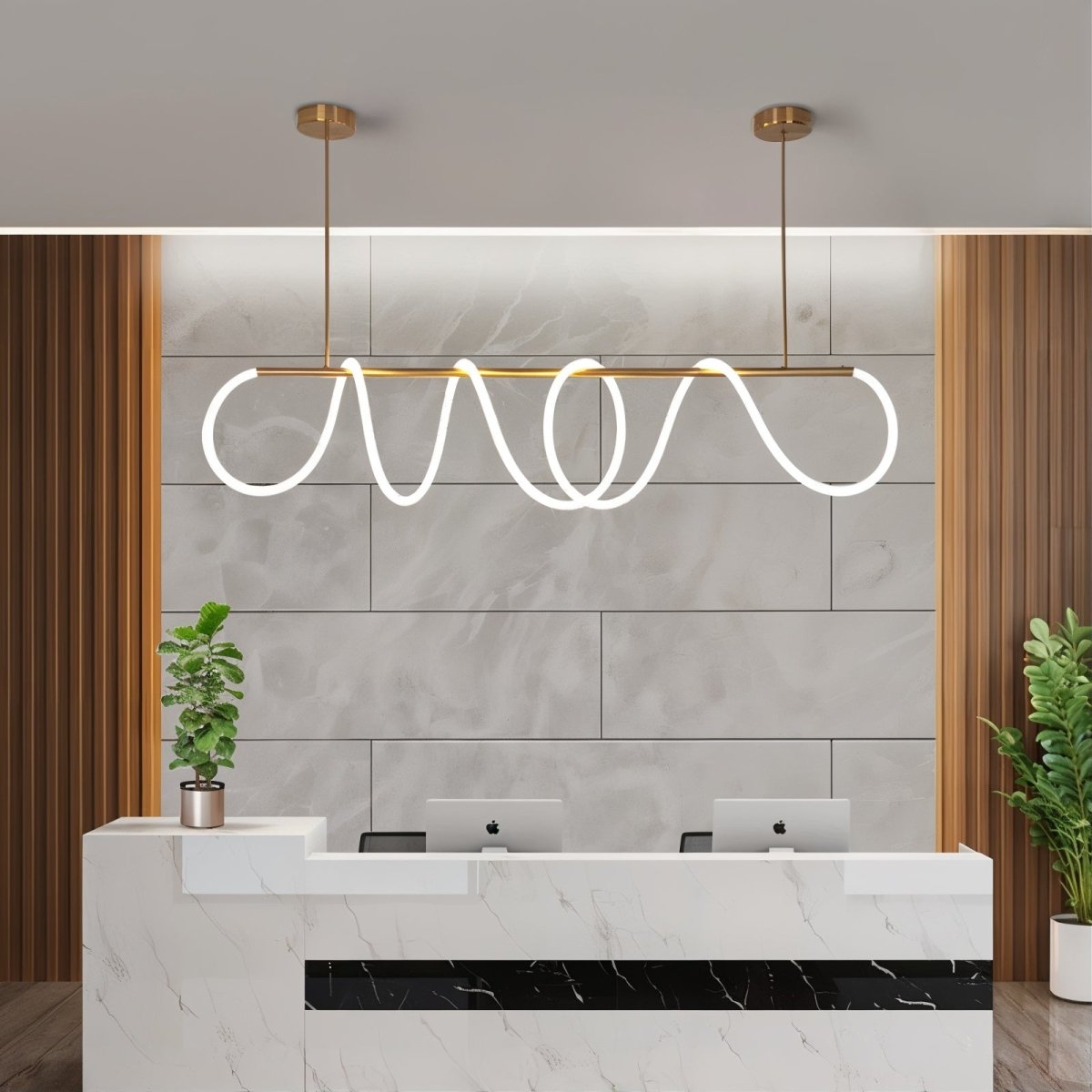 Rope pendant light size comparison - Casa Norex
