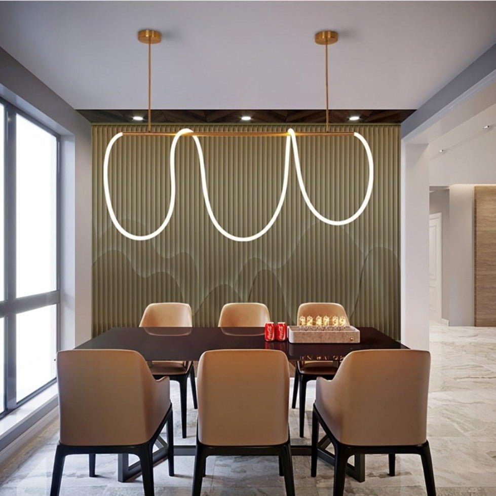Modern rope pendant light styling - Casa Norex