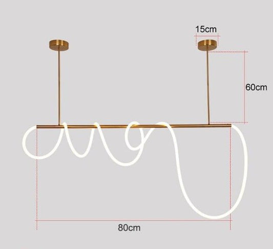 Rope LED pendant light with silicone glow cord | Casa Norex