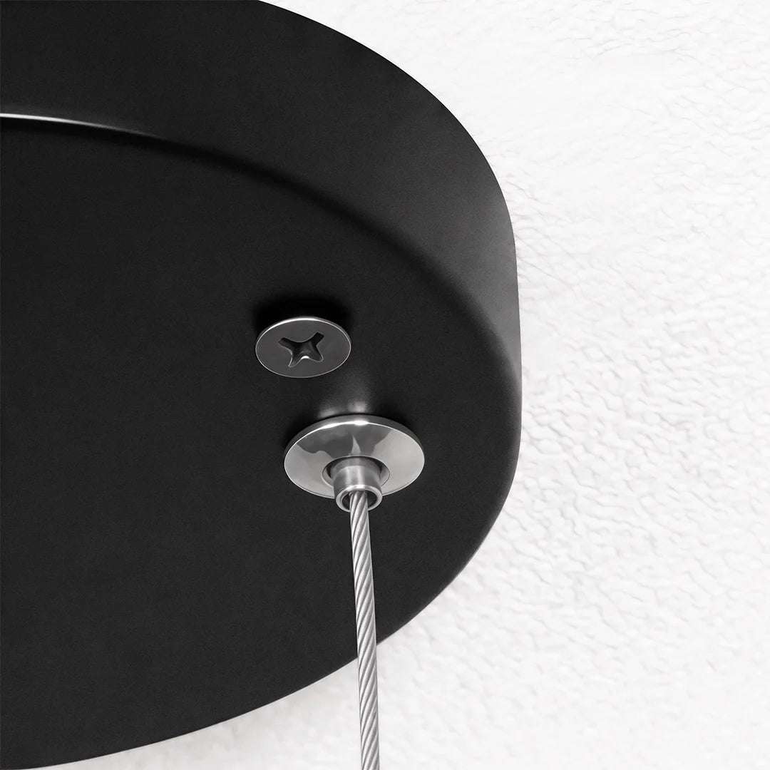 Disc Round Metal LED Pendant Light, product view 13