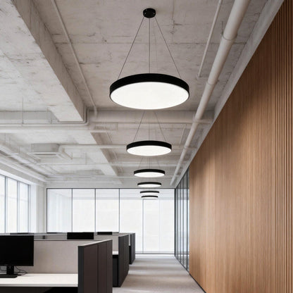 Disc Round Metal LED Pendant Light, product view 9