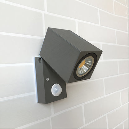 Kestrel angled black light on a white brick wall — Casa Norex